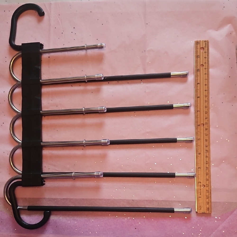 Set of 2 Black Multi-Purpose Hanger - Picture 3 of 3